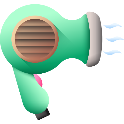 A hair dryer